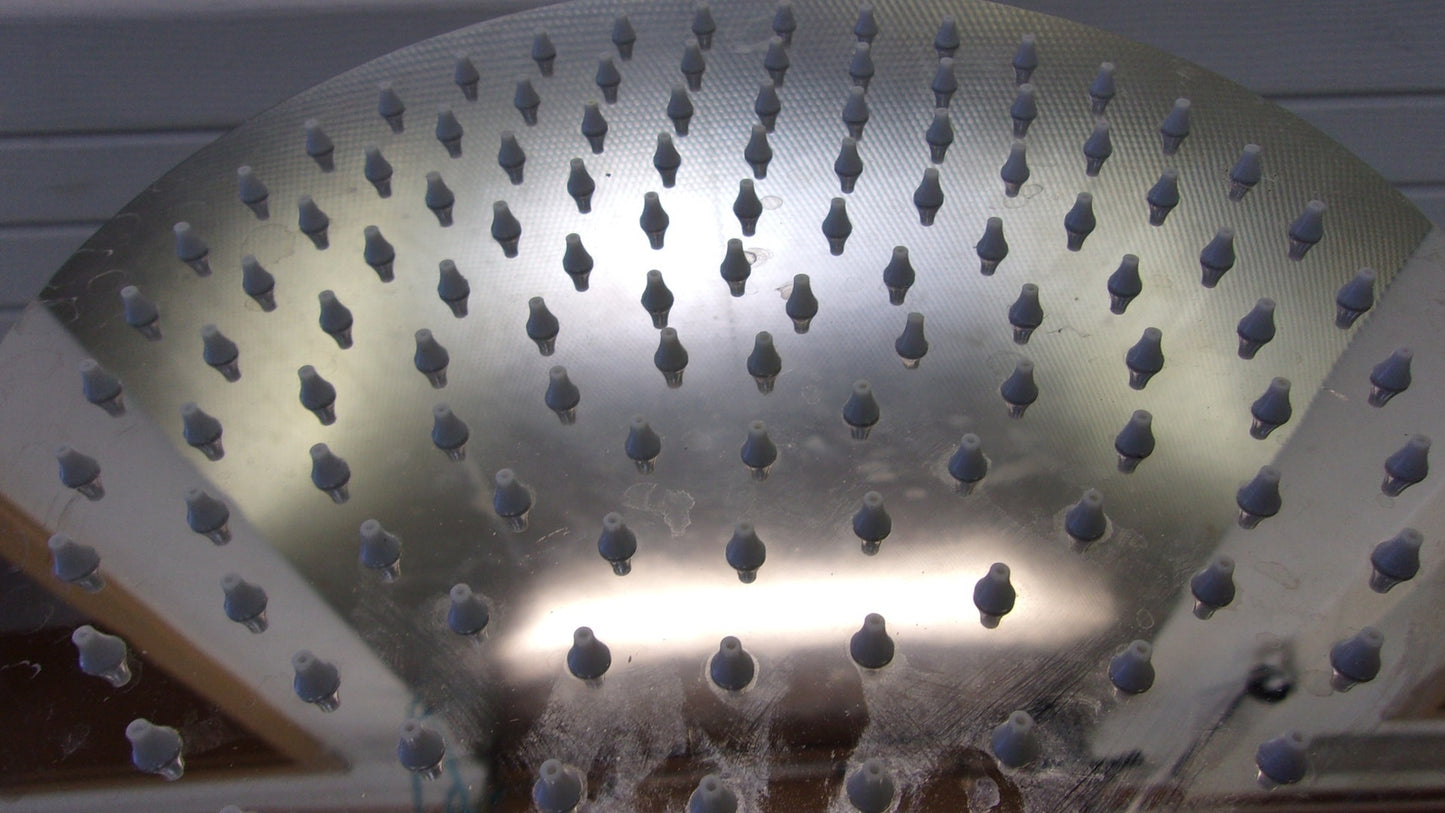 QinYun Regenduschkopf 25cm 10 Zoll- rund Rechnung Y04915