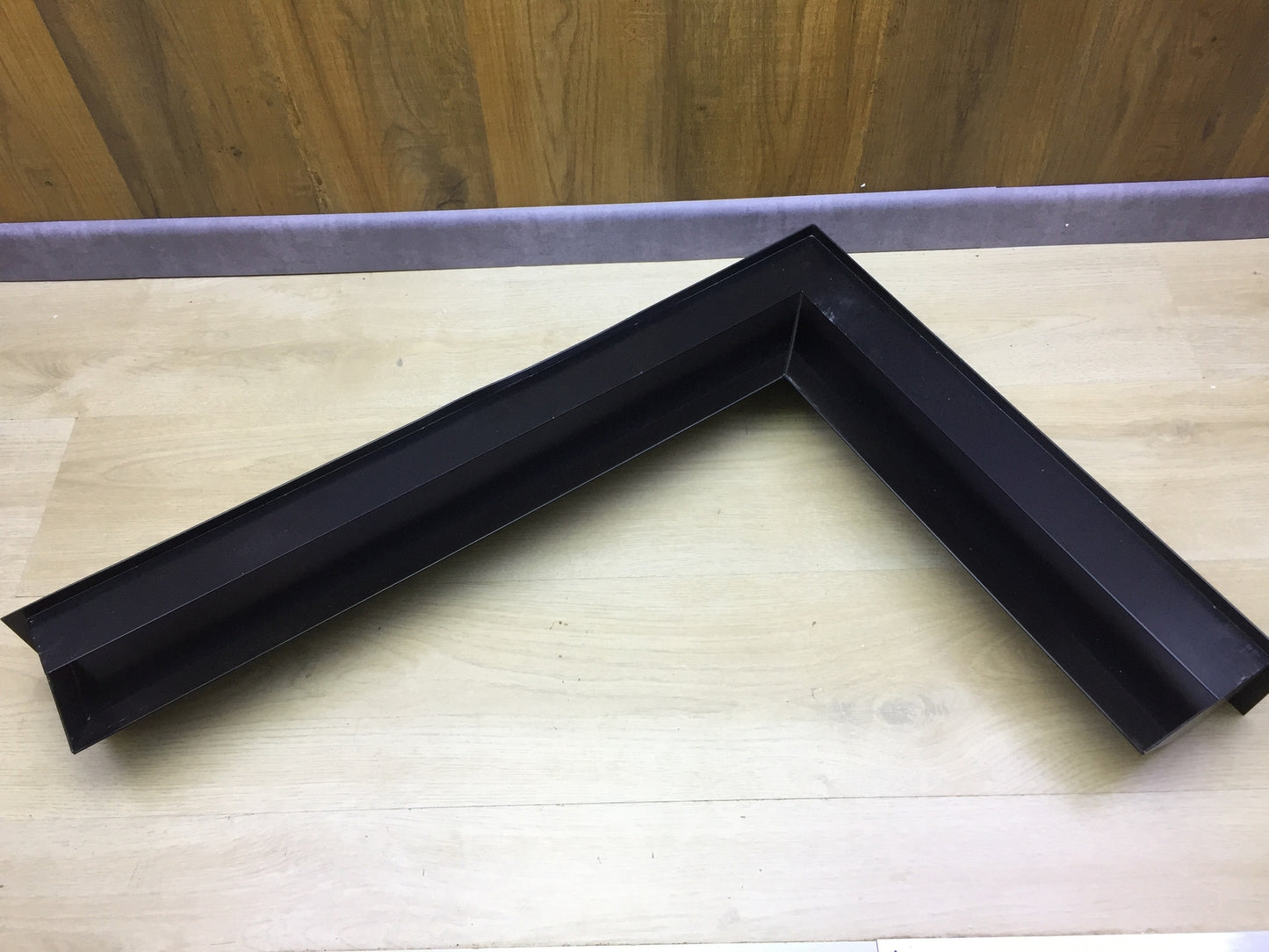 KRATKI rechtes Lüfteckkamingitter 547 x 766 x 90 mm, schwarz, I21357