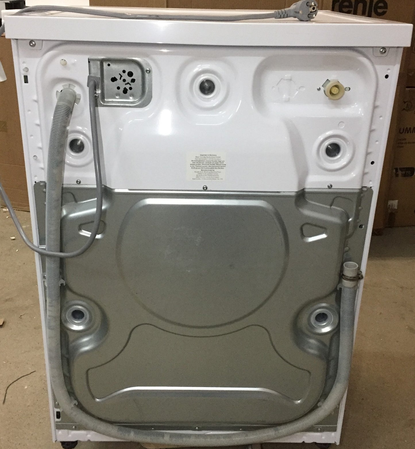 Beko B3WFT510413W Freistehende Waschmaschine 10 kg 1400 U-Min SteamCure AddXtra