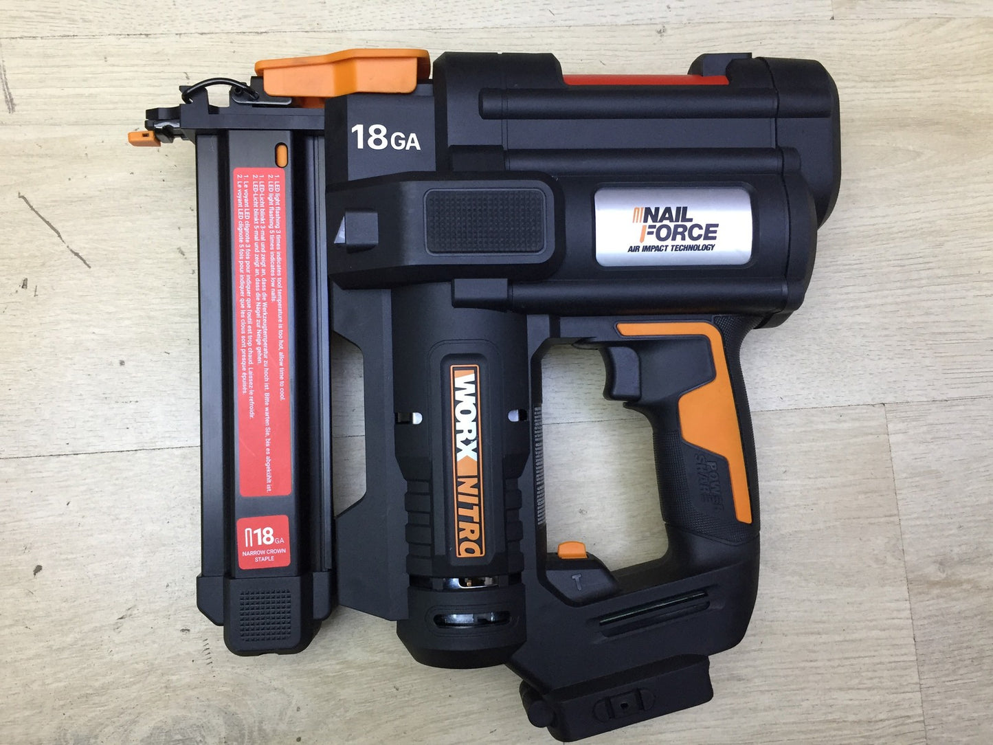 WORX WX844 Nitro Akku-Tacker 20V Solo, 18 GA, I33910