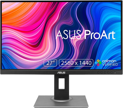 ASUS ProArt PA278QV Monitor 27" WQHD 2560x1440 HDMI DP Adaptive Sync 75Hz 5ms