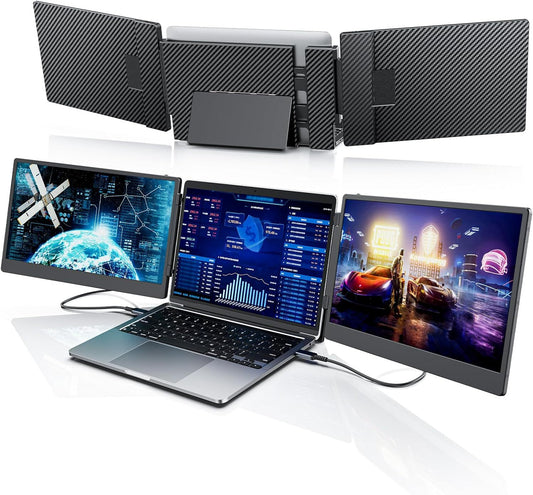 Laptomo S3 Portable Monitor Erweiterung für Laptop 14" FHD 1920x1080 HDMI USB-C