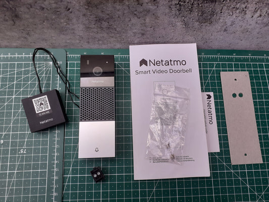 Netatmo Smarte Video Türklingel mit Kamera, WLAN, 2-Wege-Audio, I17859