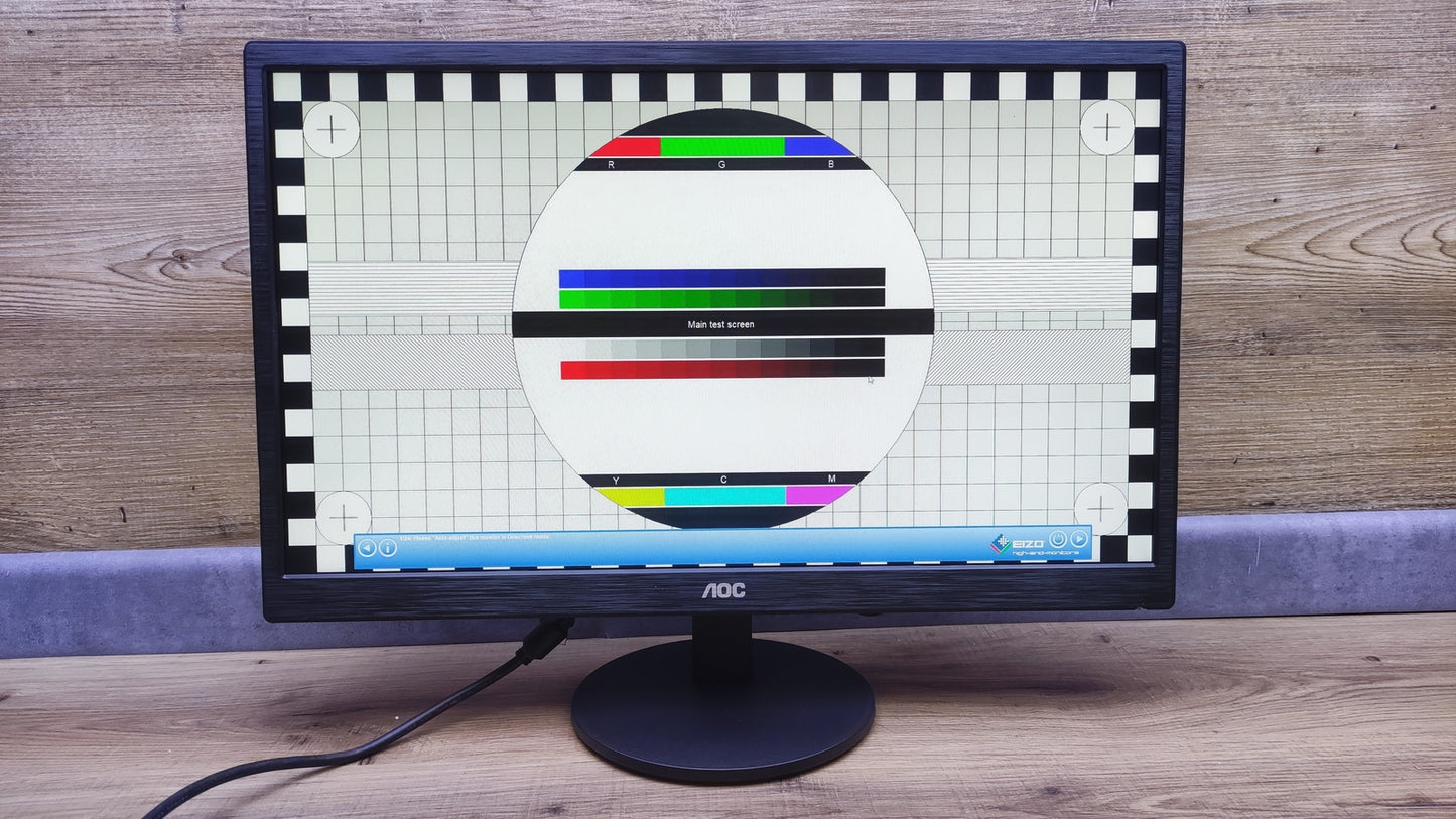 AOC E2270SWN Monitor 21,5" FHD 1920x1080 VGA TN Panel 60Hz 5ms schwarz