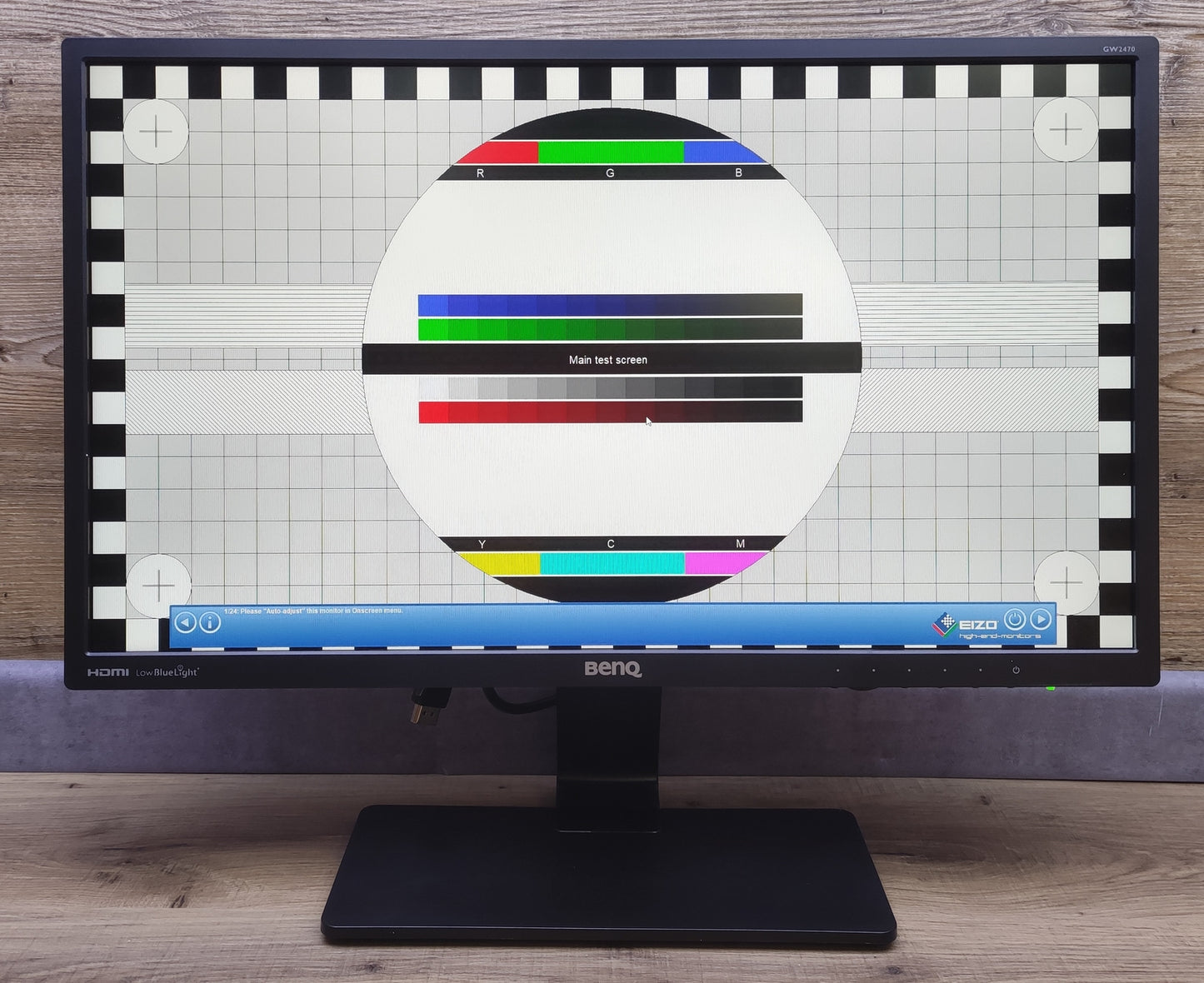 BenQ GW2470ML Monitor 23.8" FHD 1920x1080 VA HDMI VGA DVI 60Hz Lautsprecher