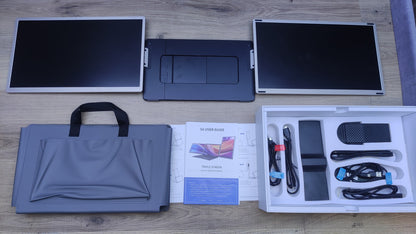 Kwumsy S6 Tragbarer Monitor Erweiterung für Laptop 15,6 1920x1080 HDMI USB-C