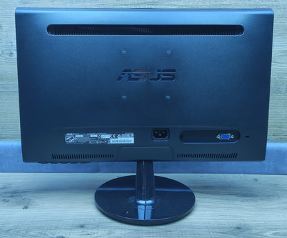 Asus VS197DE monitor 18.5" HD 1366x768 VGA TN panel 5ms black