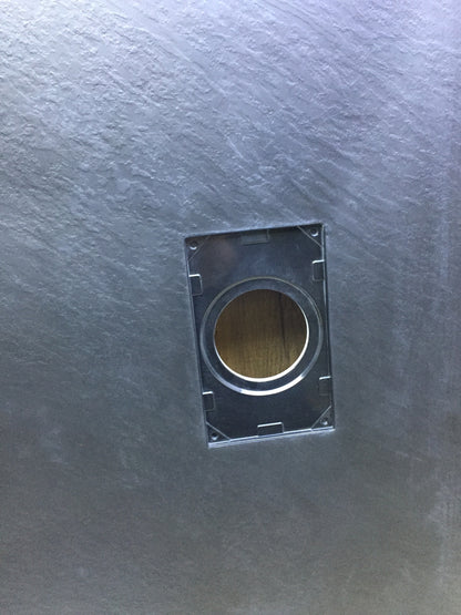 VILSTEIN Duschwanne 120x90 cm, Steinoptik, Flach, Antirutsch, I31765