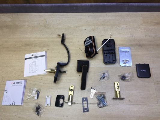 IXTECH Fingerprint Door Lock Set, Keyless Entry Door Lock Deadbolt, I31774 