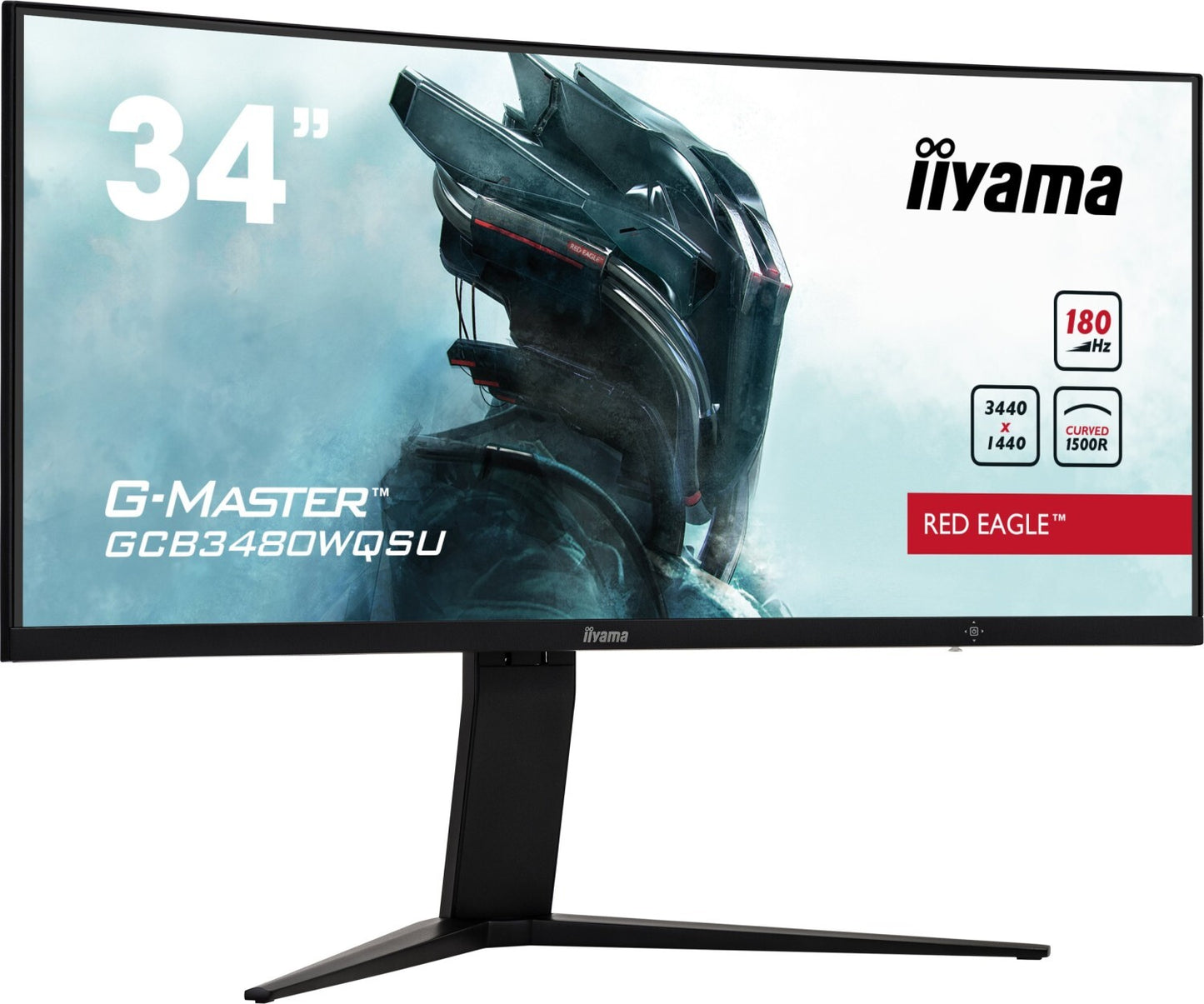 iiyama G-Master GCB3480WQSU-B1 Monitor 34" 3440x1440 HDR FreeSync 165Hz 0.4ms
