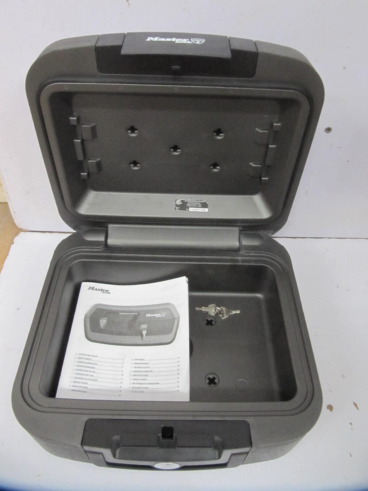 Master Lock LCHW20101 Dokumentenkassette Sicherheitskassette, V12745