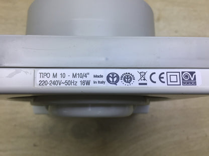 Vortice 0000011620 Wand-Abluftventilator M10/4'', Badezimmerlüfter, 100mm I33749