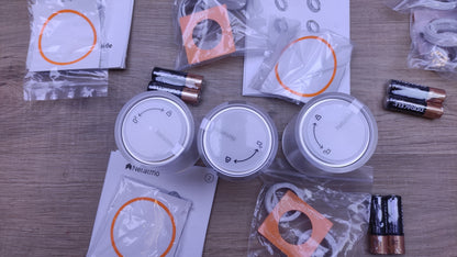 Netatmo Pack 3 Connected and Smart Thermostats, I32396 