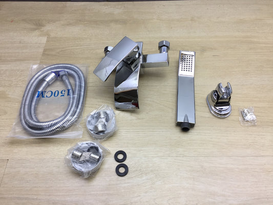 Hausharbor Badewannenarmatur mit Handbrause und Mischbatterie, I16868