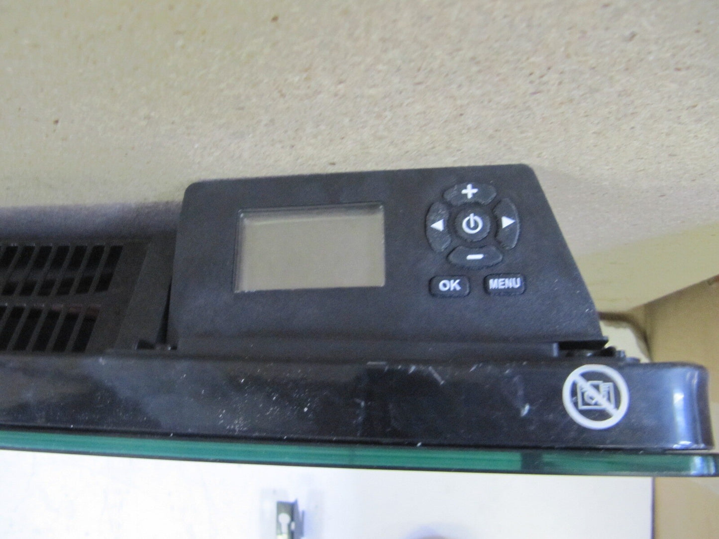 Carrera Heizkörper Heigerät Keramik Glas LCD 2000 W schwarz Rechnung D43956