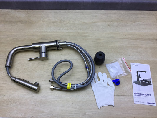 Lonheo Wasserhahn Küche Ausziehbar, Hochdruck Küchenarmatur, I20066