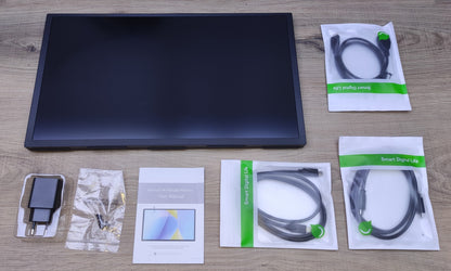 Uperfect Tragbarer 4K Monitor 18.4" QLED UHD 3840x2160 USB-C Mini-HDMI VESA