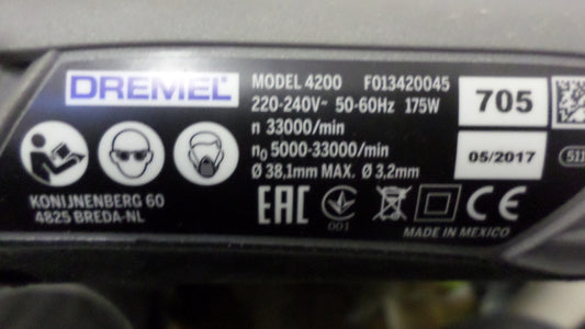 DREMEL 4200 Multifunktionswerkzeug 175 Watt Defekt, A01542