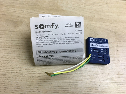 Somfy 1822609 Unterputzsender io, zur Bedienung von io-Produkten, I32899