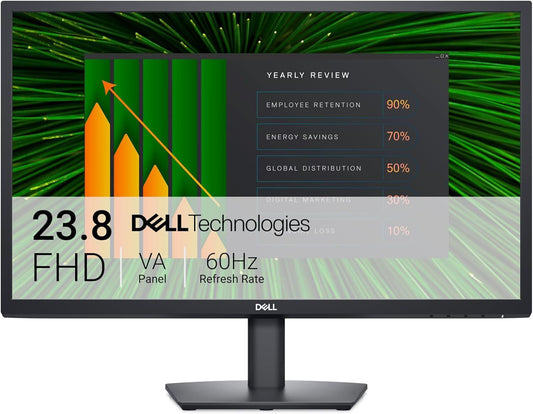 Dell E2423HN Monitor 23.8" FHD 1920x1080 VA VGA HDMI 60Hz Black 