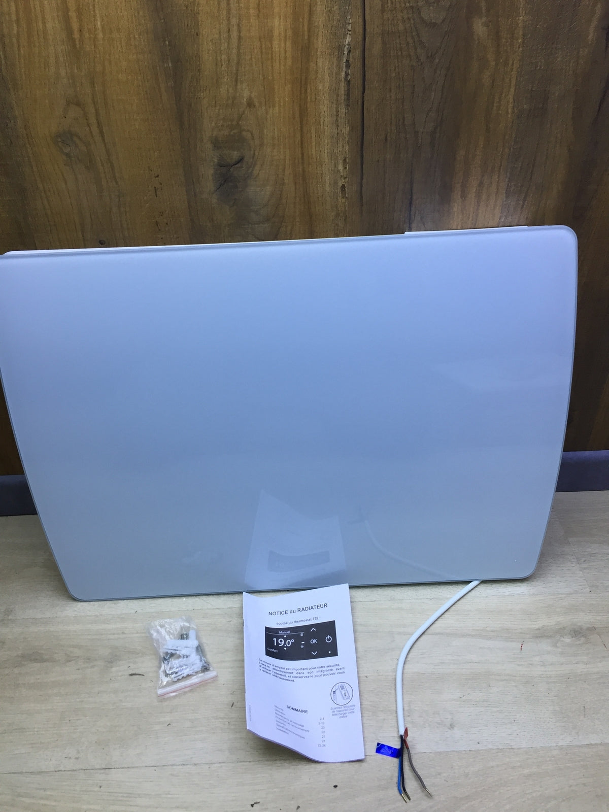 CARRERA Heizkörper Keramik Glas LCD 1000 W weiß, I30609