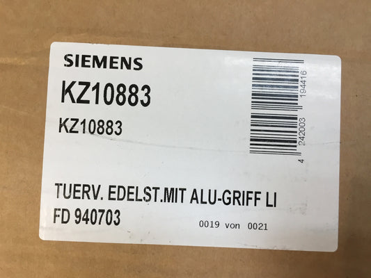 Siemens KZ10883 Kühlschrankzubehör / Edelstahltür-Verkleidung, I13488