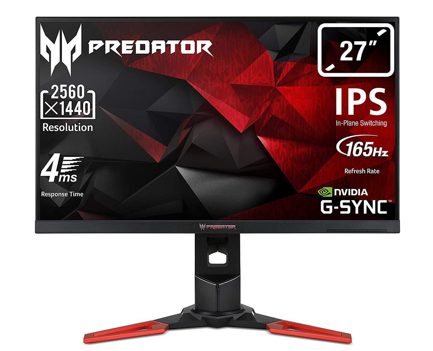 Acer Predator XB271HUbmiprz Gaming Monitor 27" WQHD 2560x1440 G-Sync 165Hz 4ms