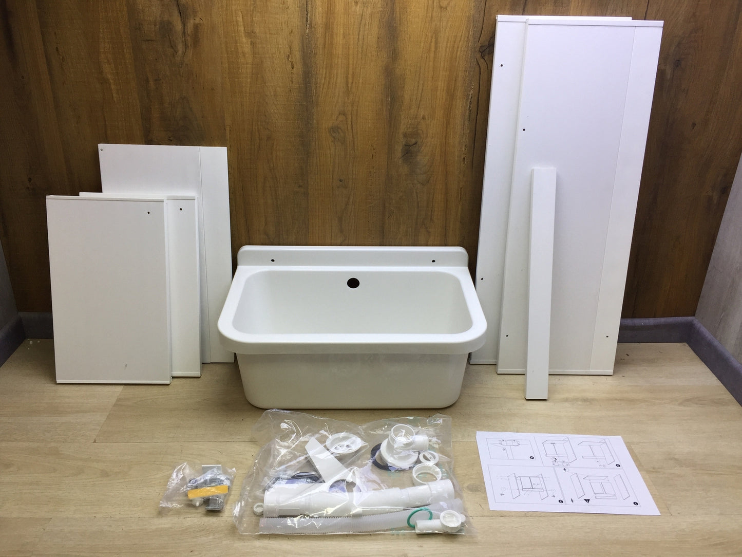 Negrari 5001PKC Spülbecken Weiß Größe 55 x 35 cm, I32863