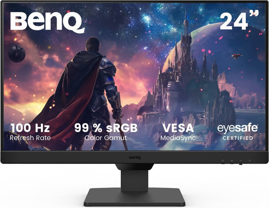 BenQ GW2490 Monitor 23.8" FHD 1920x1080 IPS HDMI DP 100Hz Speaker 