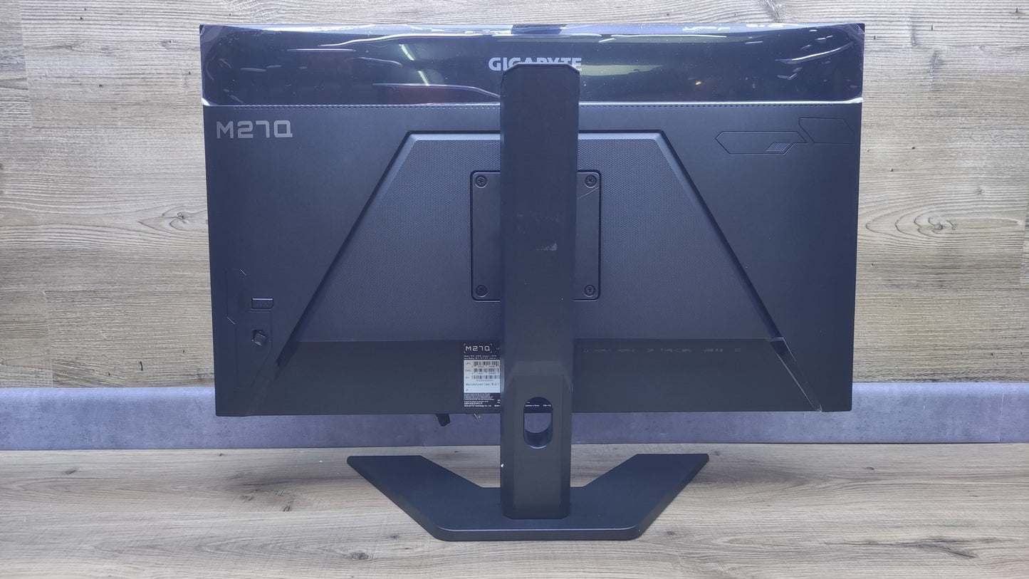 GigaByte M27Q Gaming Monitor 27" WQHD 2560x1440 HDR USB-C FreeSync 165Hz 0.5ms 