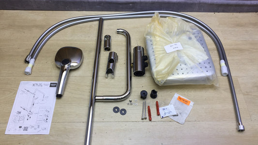 GROHE Vitalio 250 shower system with diverter (26698001), water-saving, I33057