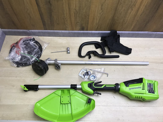 Greenworks GD24X2TX cordless lawn trimmer solo, 40 cm cutting width, I31926