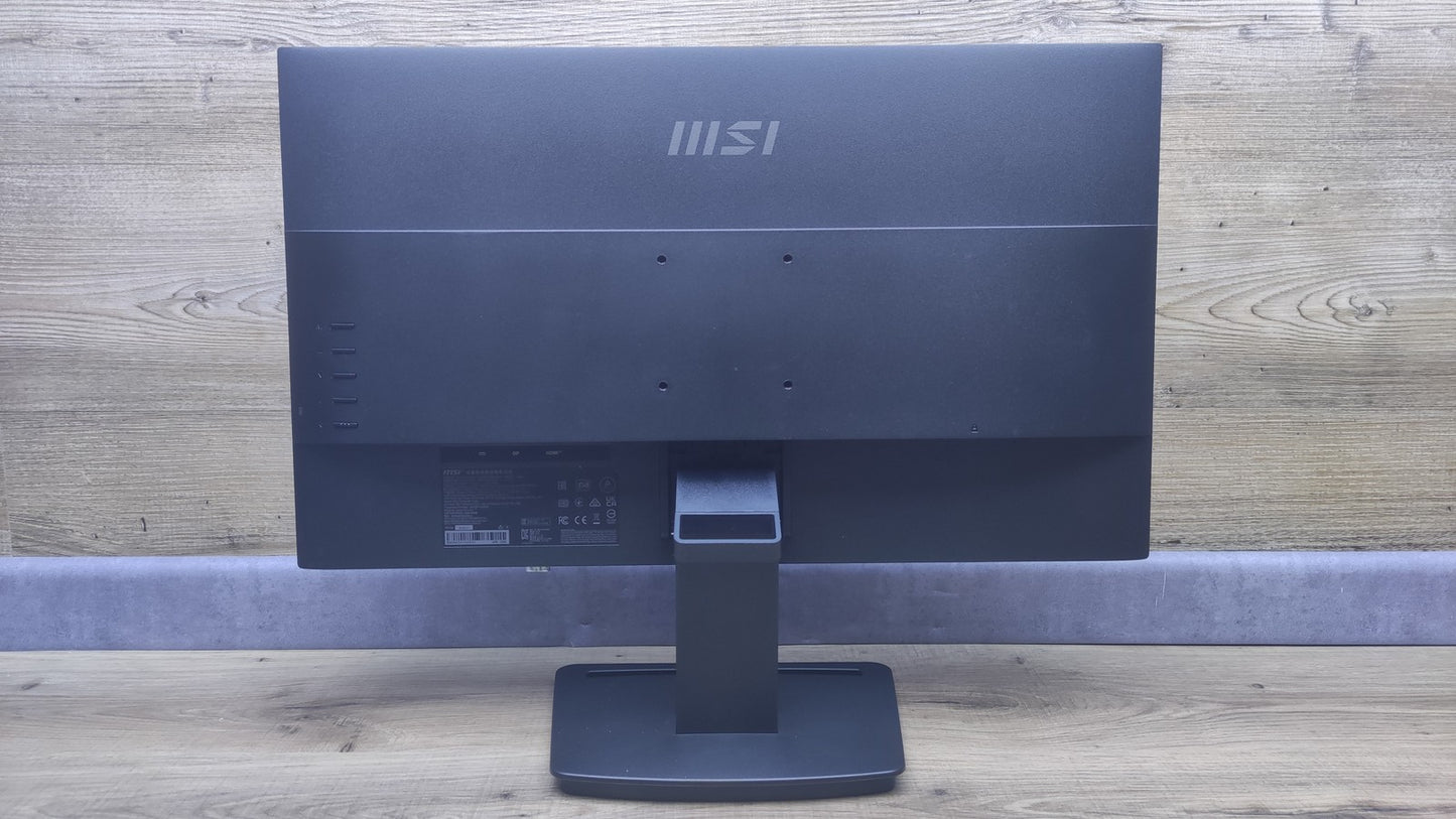 MSI PRO MP2412 Monitor 23.8" FHD 1920x1080 VA DP HDMI AMD FreeSync 100Hz 1ms