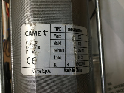 CAME Rollladenmotor 180KG, Elektrobremse und Seilzug H40230180, I07306