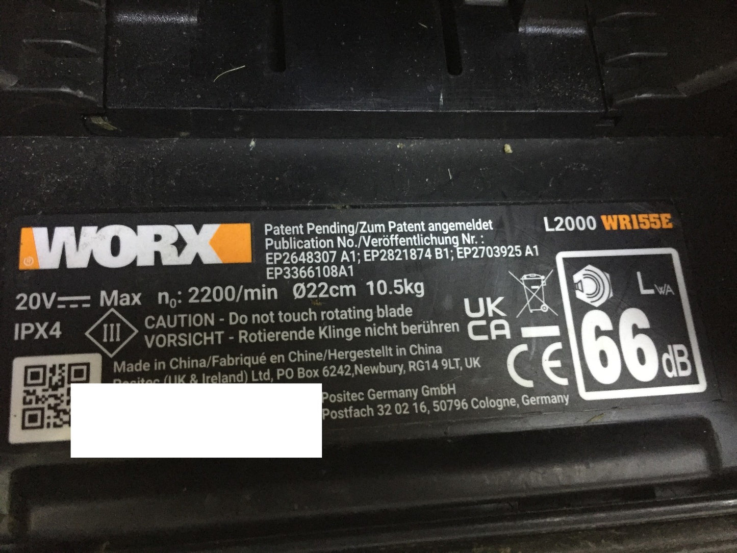 WORX Landroid L2000 WR155E Mähroboter, I33661