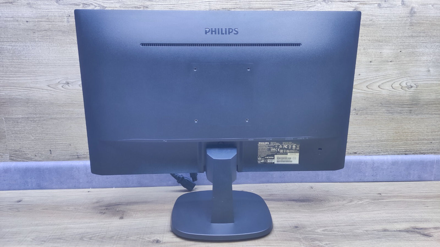 Philips 243V7QDAB/00 Monitor 23.8" FHD 1920x1080 VGA DVI HDMI 60Hz 5ms black 