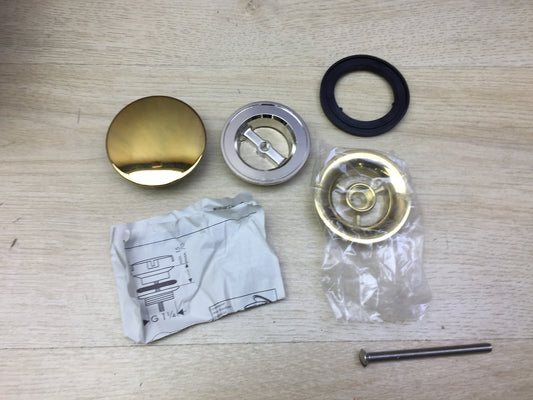 Hansgrohe Wasserhahn Metropol, Unterputz, Wandmontage, Gold Optic, I24415