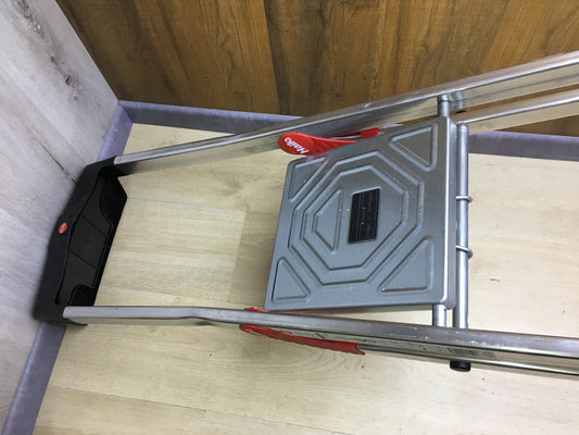 Hailo L60 StandardLine aluminum safety stepladder, 5 steps, I30500 