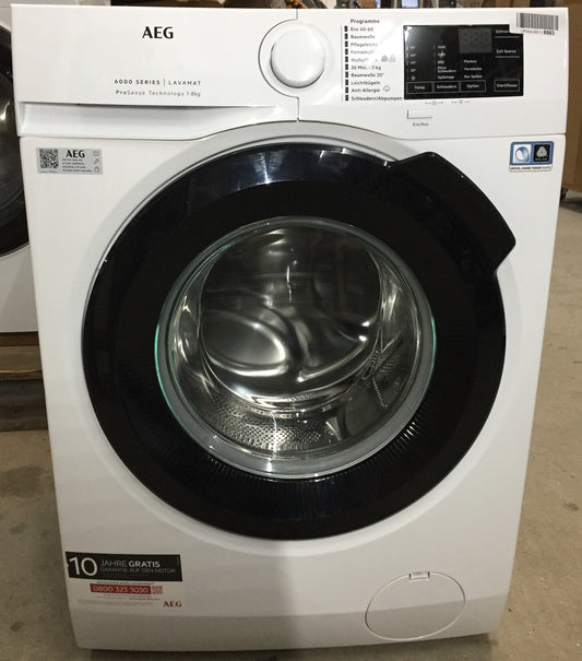 AEG Frontlader Waschmaschiene L6AMZ48FL, 8 Kg, I34352