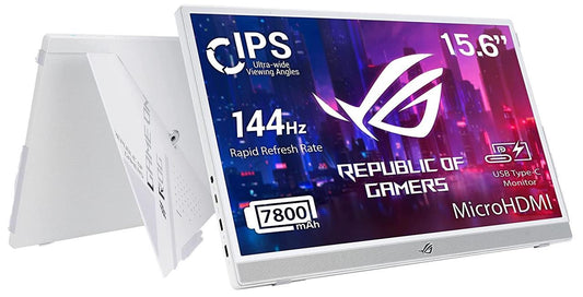 ASUS ROG Strix XG16AHPE-W tragbarer Gaming Monitor 15.6" FHD USB-C NVIDIA G-Sync