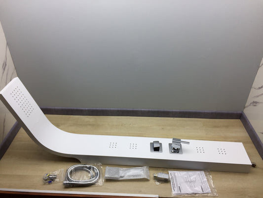 Rousseau 4021467 Duschpaneel weiß, I15863