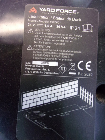 YARD FORCE AMIRO 400i Mähroboter mit App-Steuerung, bis zu 400m², I05740