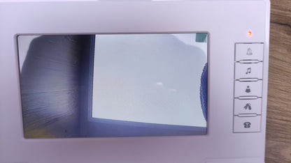 NN99 Video-Türsprechanlage Türklingel Kit 7-Zoll, für 3 Wohnungen, I34362