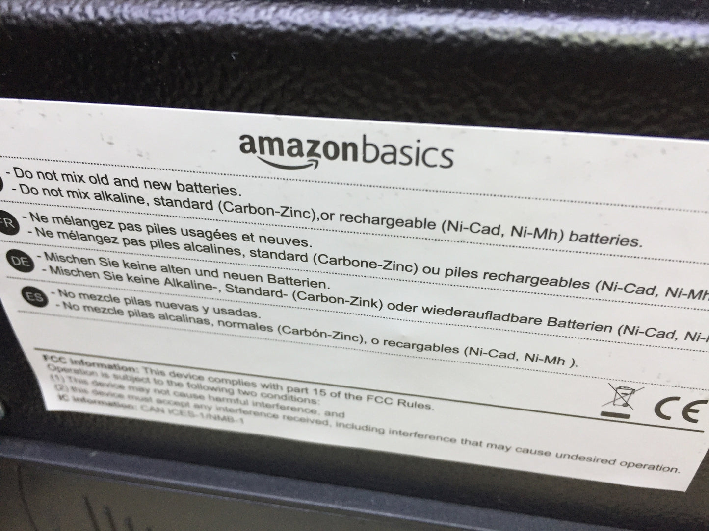 AmazonBasics Tresor 14 l, Schwarz, I25524