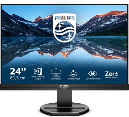 Philips B-line 240B9/00 Monitor 24.1" WUXGA 1920x1200 IPS DP HDMI VGA DVI Sensor