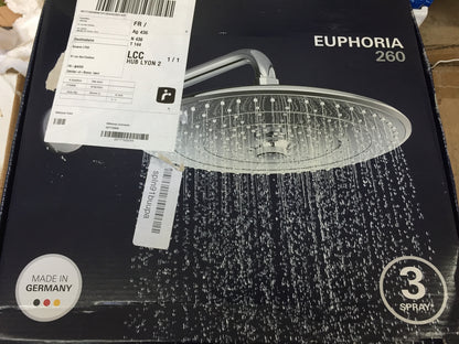 GROHE Euphoria 260 Head Shower Set 26458000, 380 mm, 3 Spray Modes, I31690