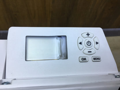 CARRERA Heizkörper Keramik Glas LCD 1000 W weiß, I31493