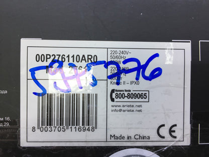 Ariete 2761 Handy Force Staubsauger, Krümelsauger, ohne Beutel, I34228