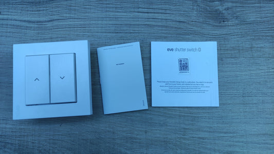 Eve Shutter Switch Smarte Rollladensteuerung mit integrierten Zeitplänen, I32573