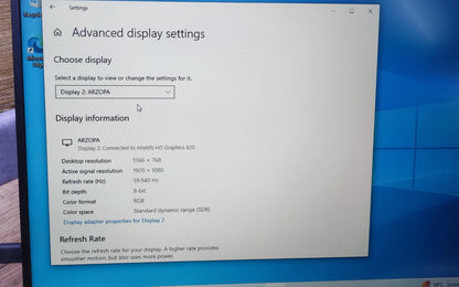 Arzopa A1 Travel Portable Monitor 15.6" FHD 1920x1080 IPS USB Type-C mini-HDMI